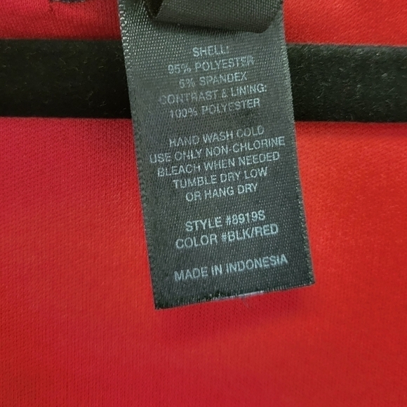 Enfocus Studio Bodycon Dress Red Black 14 - Picture 6 of 7